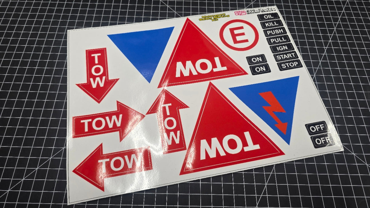 Boxer Beauty Motorsport Safetey Marking Kit