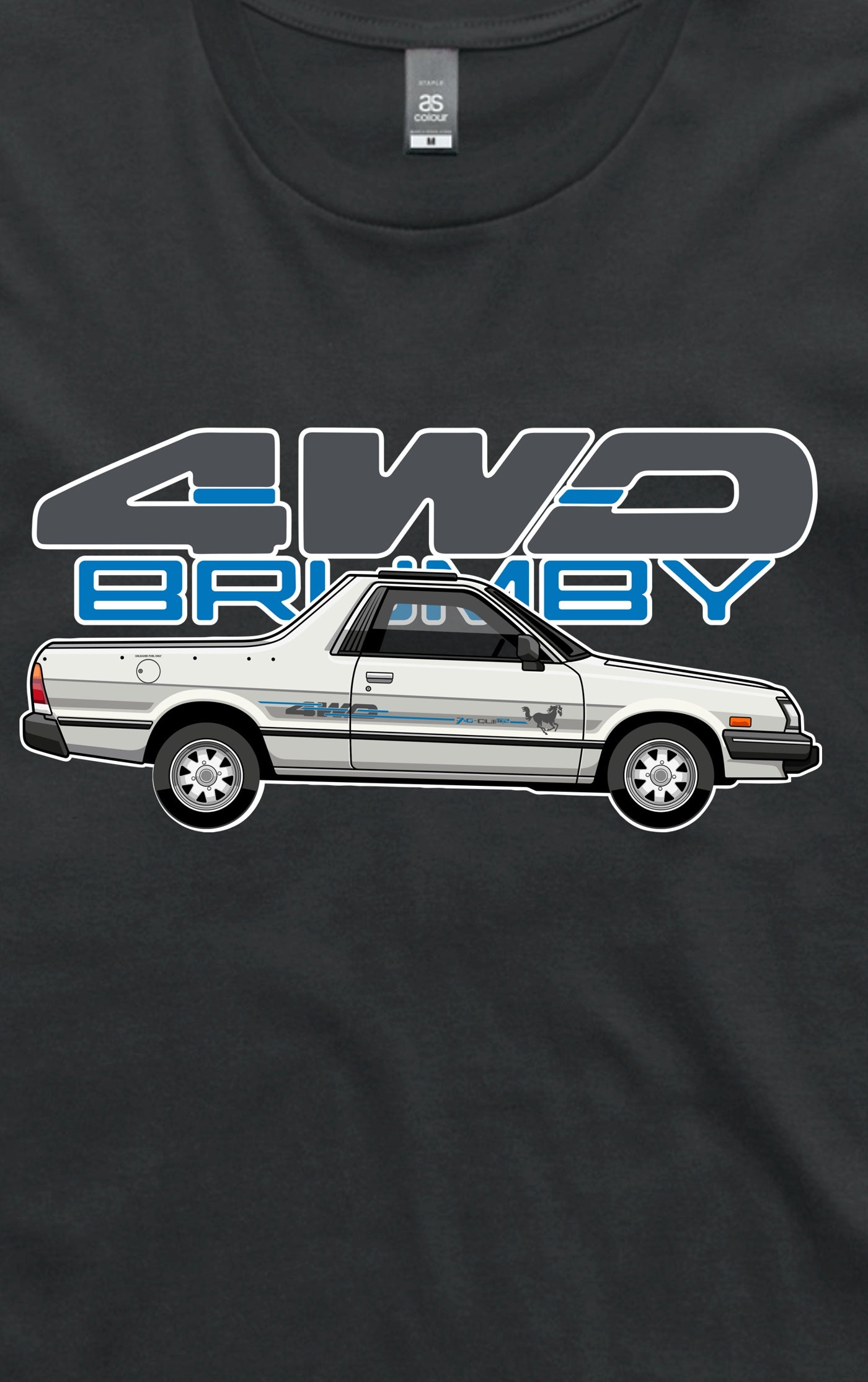 Brumby Ag-Quip 92 Side Black Shirt Close Up