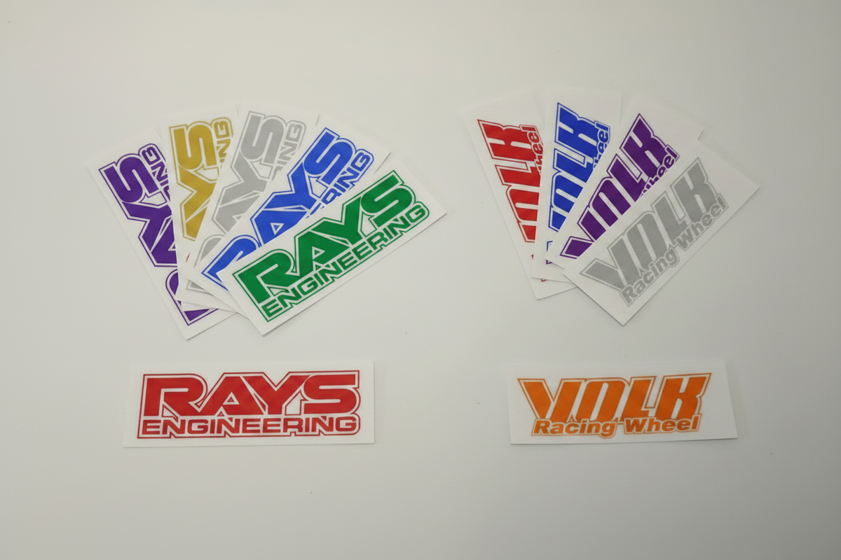 VOLK RAYS Engineering Te37 Reproduction Wheel Spoke Stickers