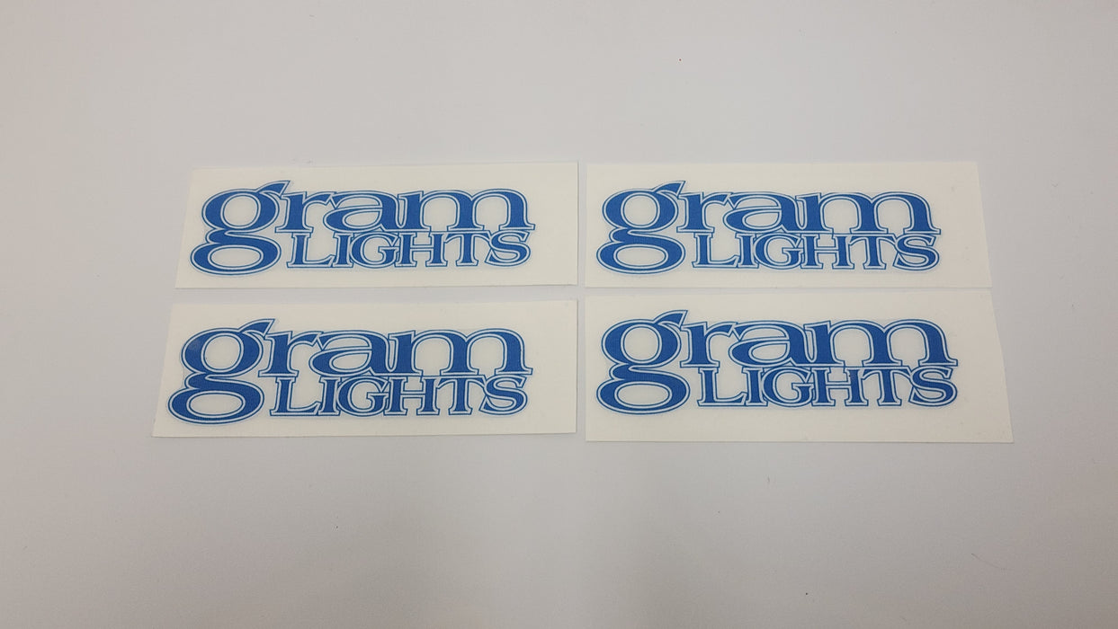 4x RAYS Gram Lights Spoke Reproduction Stickers