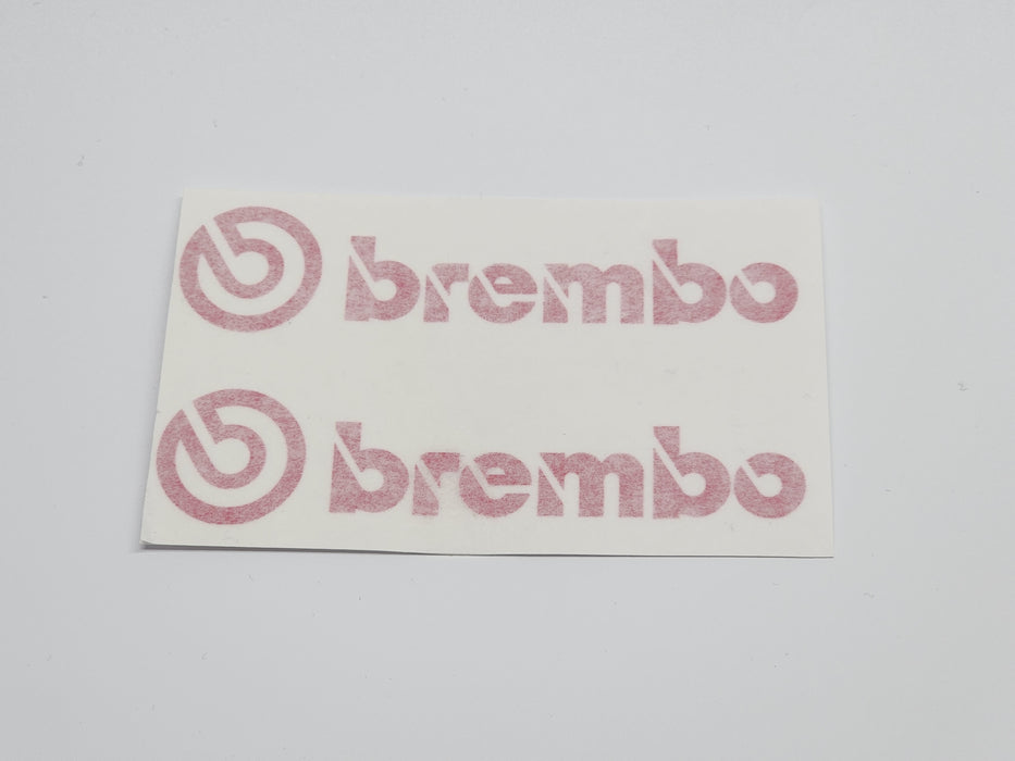 Brembo Caliper Decals - Front - Pink