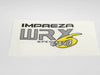 Impreza WRX Club Spec Evo 6 Tailgate Sticker