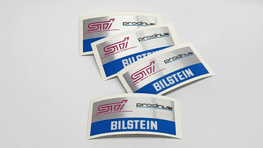 STI Bilstein Prodrive 22b Strut Stickers - Set of 4x
