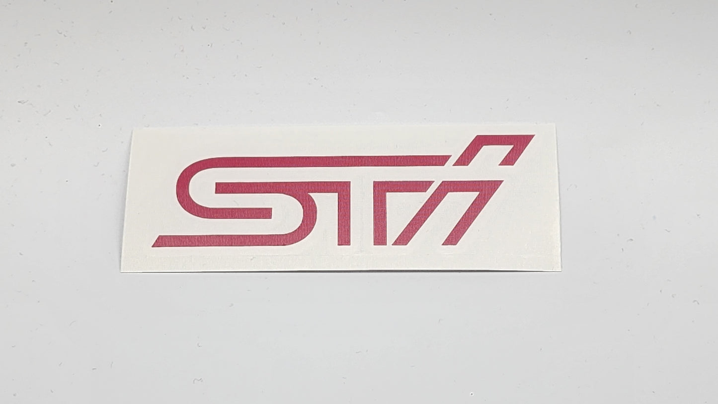 GC8 WRX STI Front Bumper Lip Replica Decal