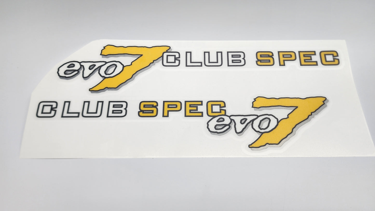 Club Spec Evo 7 WRX Side Pair