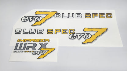 Club Spec Evo 7 WRX Full Set