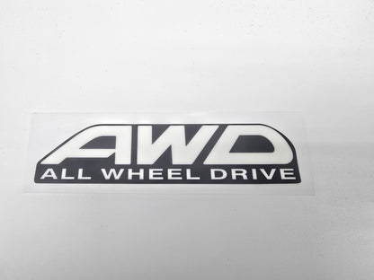 AWD Reversed sticker for Gen 2 Liberty