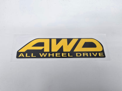 AWD Reversed sticker for Gen 2 Liberty