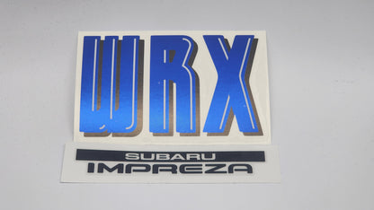 WRX GC8/GF8 Wagon and Sedan Tailgate Stickers V2 "Bubble" Versions