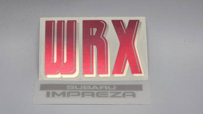 WRX GC8/GF8 Wagon and Sedan Tailgate Stickers V2 "Bubble" Versions