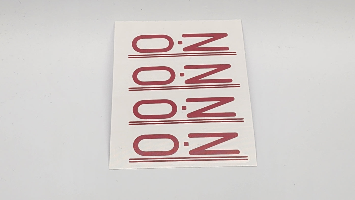 OZ Racing Crono (Early Design) Spoke decals