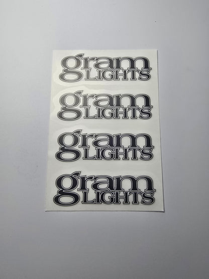 Set of 4x Gram Lights Spoke Stickers