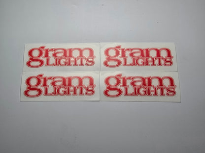 Set of 4x Gram Lights Spoke Stickers