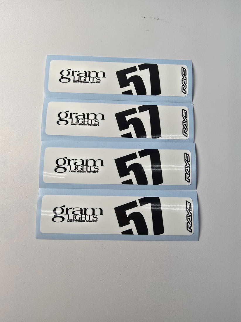 Rays Gram Lights 57 Replica Stickers – Boxer Beauty