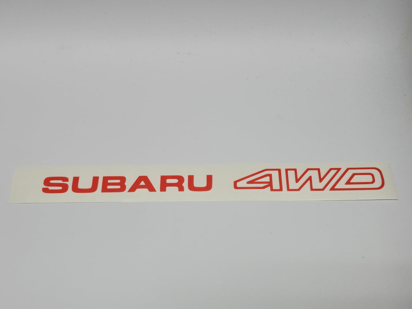 Subaru Leone 4WD L Series Bumper Sides Sticker