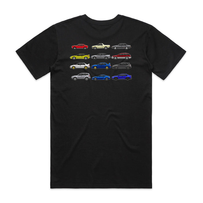 Subaru 50th Anniversary Heritage Line-up - Short Sleeve T-Shirts - SubiNats23 Item 17