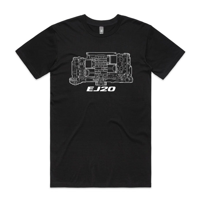 EJ20 Blueprint - Short Sleeve T-Shirt