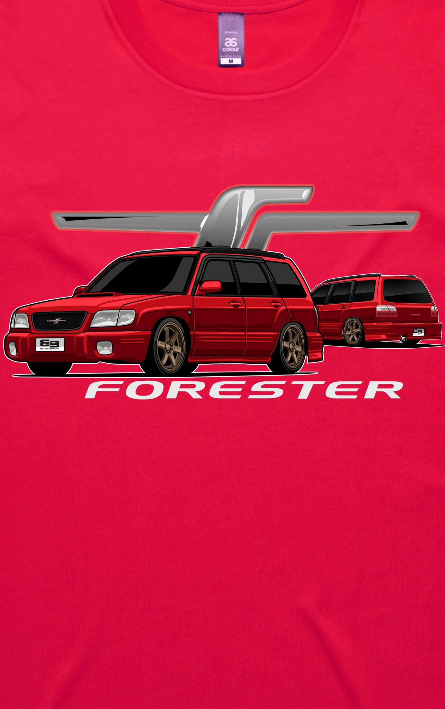 JDM SG Forester F - Fire Close Up