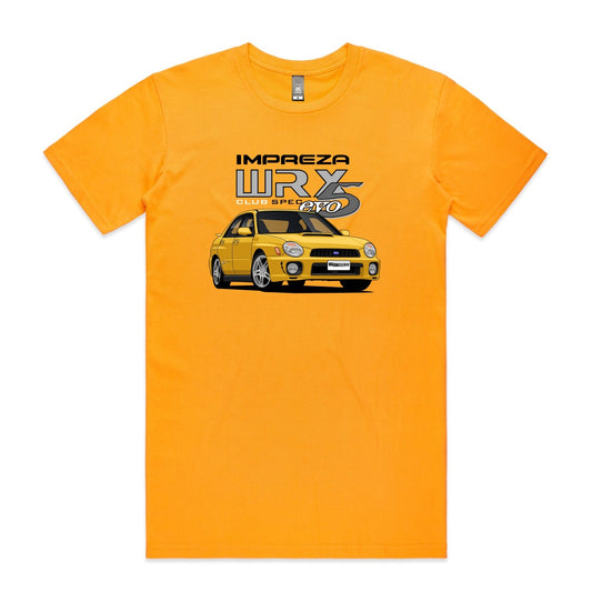 WRX Club Spec 5 Gold T-Shirt