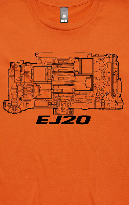 EJ20 Blueprint - Short Sleeve T-Shirt