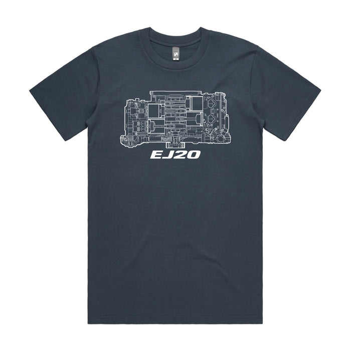 EJ20 Blueprint - Short Sleeve T-Shirt