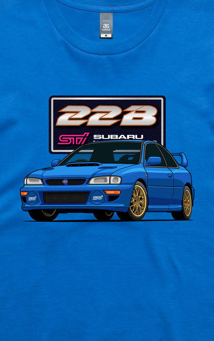 22B Front with Badge - Short Sleeve T-Shirt - SubiNats23 Item 10