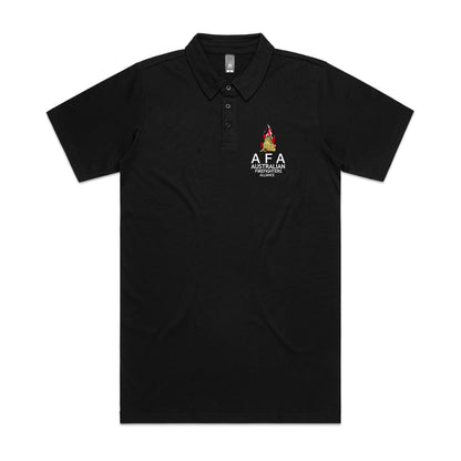 AFA Members AS Colour Chad Polo Shirt Front