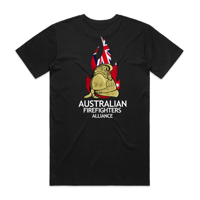 Australian Firefighers Alliance Members T-Shirt Back