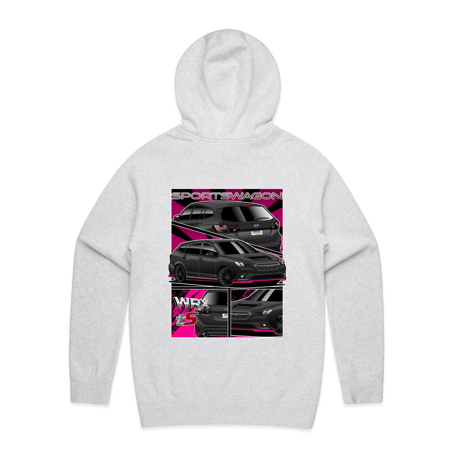 VN WRX tS Sportswagon Hoodie White Marle Back