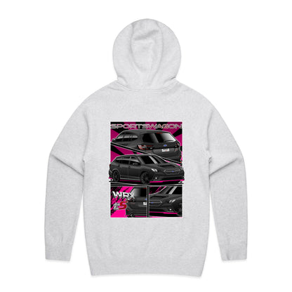 VN WRX tS Sportswagon Hoodie White Marle Back