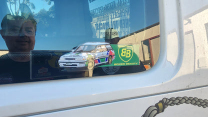 BB BP Motorkhana Sticker Applied