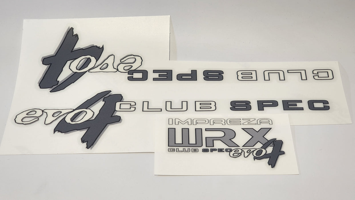 Club Spec 4 UV Set with non-metallic Silver