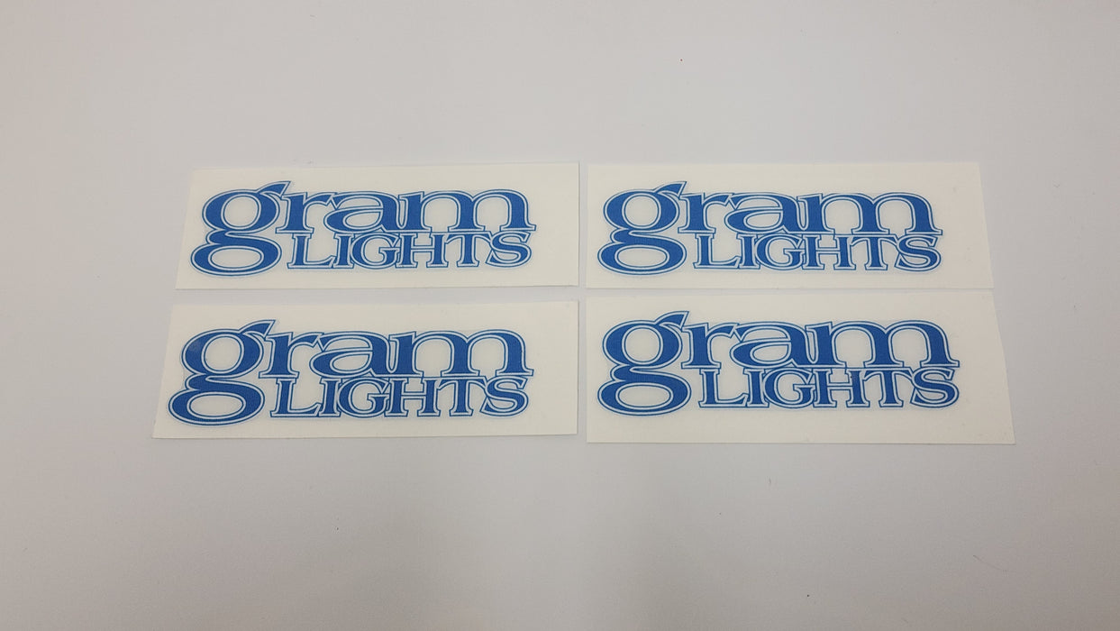 Set of 4x Gram Lights Spoke Stickers — Boxer Beauty