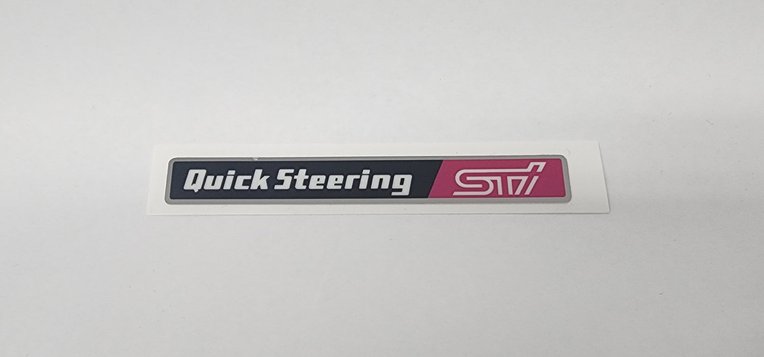 Straight Quick Steering With White Ink Print