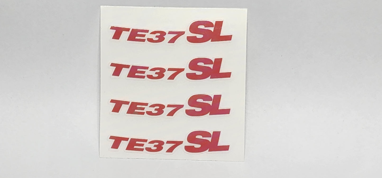 RAYS TE37 Wheel Rim Stickers (4x)