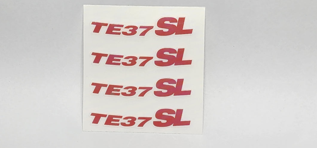 RAYS TE37 Wheel Rim Stickers (4x)