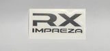 Impreza RX Rear GC8 GF8 Tailgate Stickers for Dark Cars