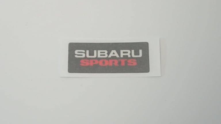 Subaru Sports early 80s strut bar sticker