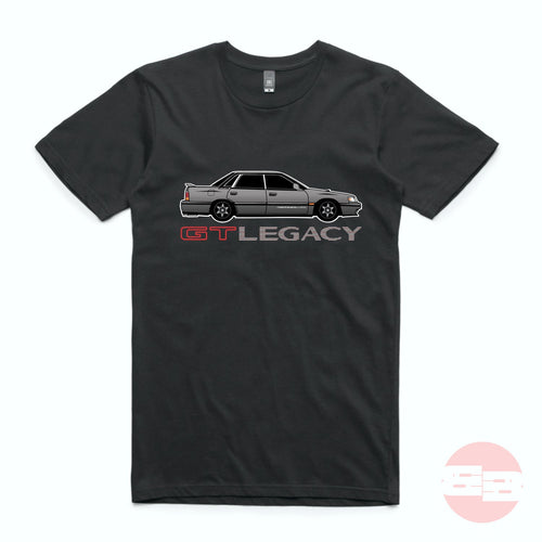 GT Legacy - Charcoal Car - Design 2 - Short Sleeve T-Shirt