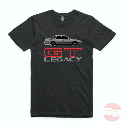 GT Legacy - Charcoal Car - Design 3 - Short Sleeve T-Shirt