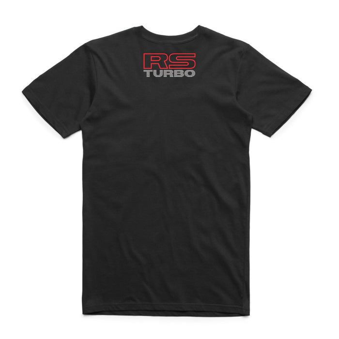 RS TURBO - Design 1 - Black Short Sleeve T-Shirt Back