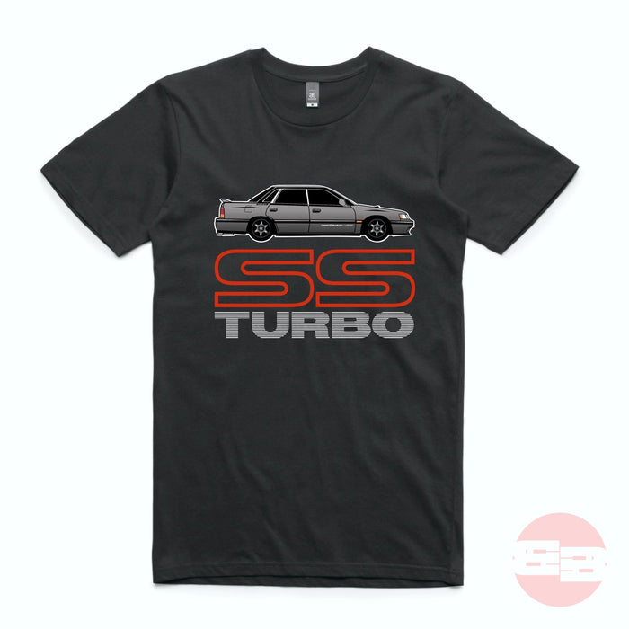 SS Turbo Legacy - Charcoal Car - Design 3 - Short Sleeve T-Shirt