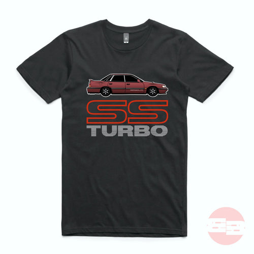 SS Turbo Legacy - Red Car - Design 3 - Short Sleeve T-Shirt