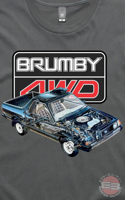 Brumby Tee Shirt Charcoal