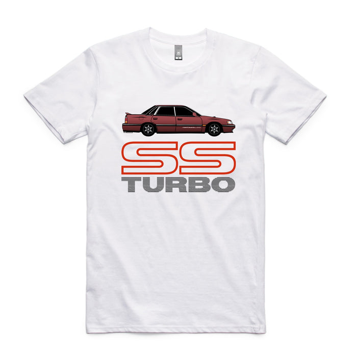 SS Turbo Legacy - Red Car - Design 3 - Short Sleeve T-Shirt
