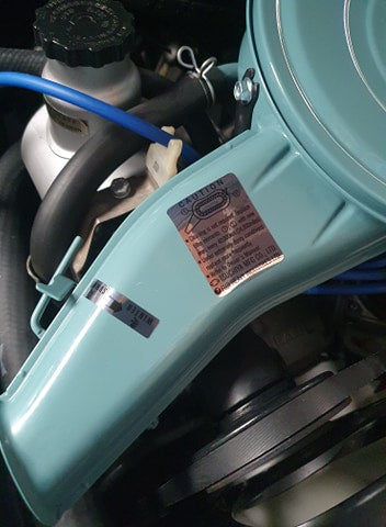 EA71 aircleaner/filter housing stickers