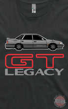 GT Legacy - Charcoal Car - Design 3 - Short Sleeve T-Shirt