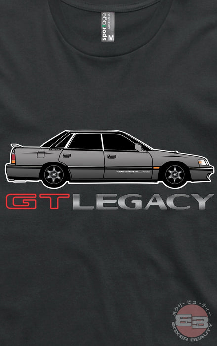 GT Legacy - Charcoal Car - Design 2 - Short Sleeve T-Shirt
