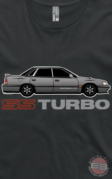 SS Turbo Legacy - Charcoal Car - Design 2 - Short Sleeve T-Shirt