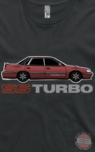 SS Turbo Legacy - Red Car - Design 2 - Short Sleeve T-Shirt